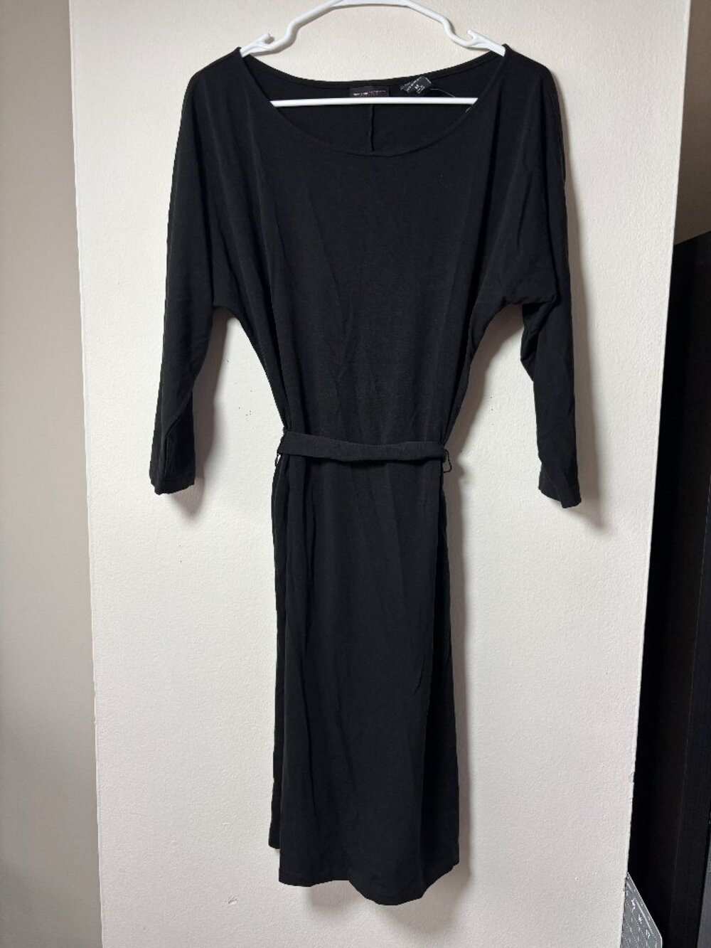 New York and Company Black Belted Dress - Size Medium NWT